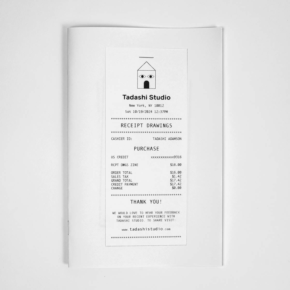 Receipt Zine