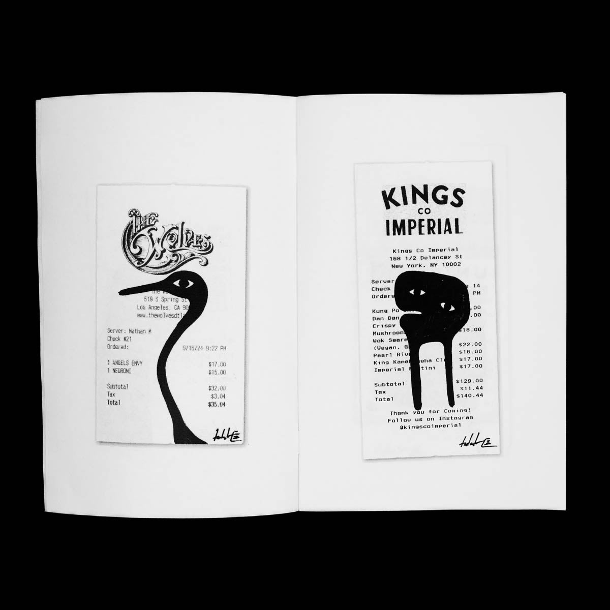 Receipt Zine